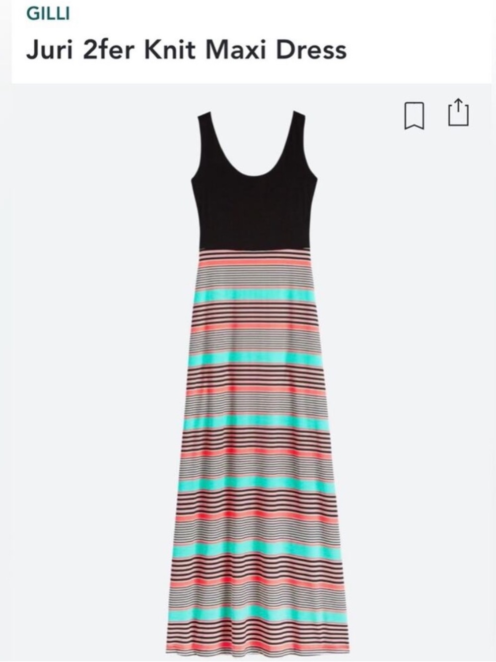 Sleeveless Stretchy Knit Maxi Dress w/Low Back! Excellent Condition - Size M!